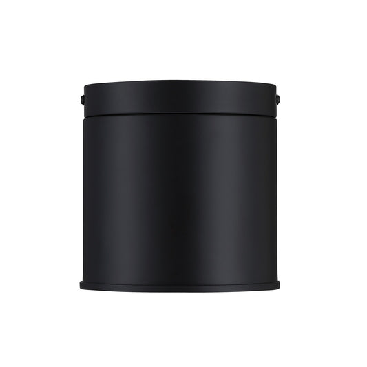 Fleur Oasis One Light Flush Mount in Matte Black