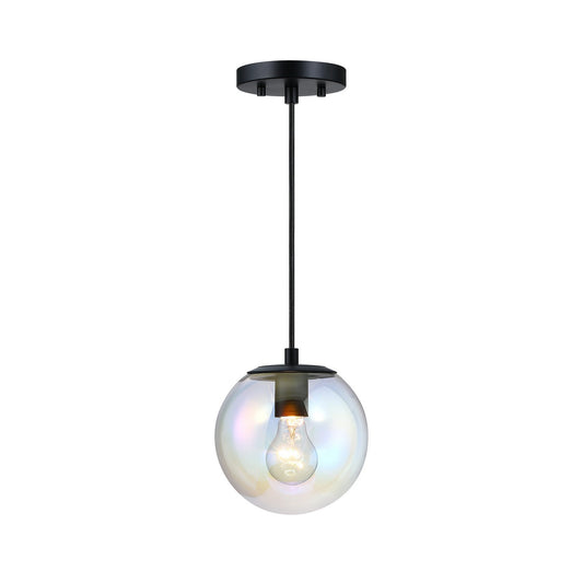 Neva One Light Pendant in Matte Black