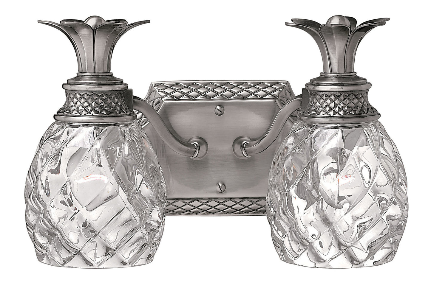 Plantation LED Vanity in Polished Antique Nickel