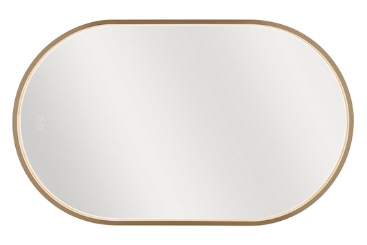 Craftmade - MIR2405OVL-SB3C - LED Mirror - Rachel - Satin Brass