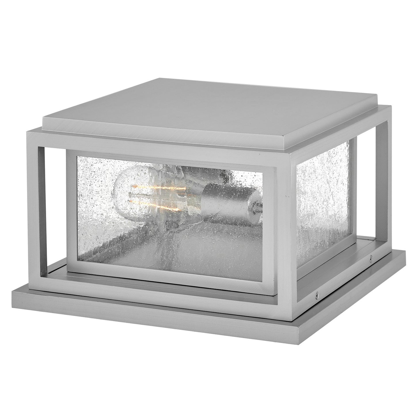 Republic LED Pier Mount in Satin Nickel