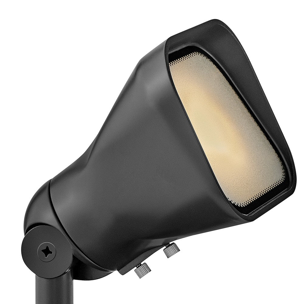 Hardy Island Accent Flood Light LED Landscape - Accent in Brass Satin Black