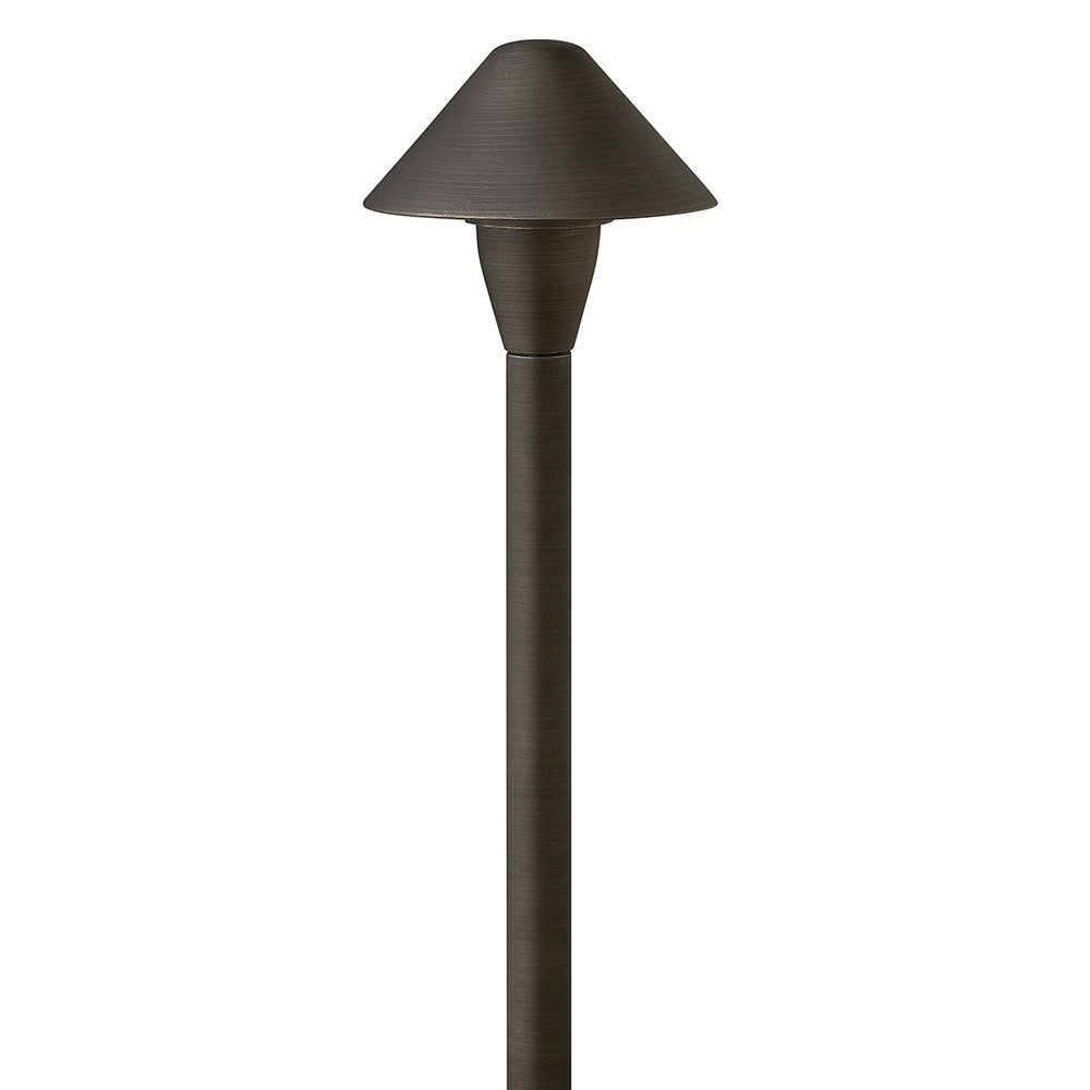 Hardy Island Path Light LED Path Light in Brass Satin Black