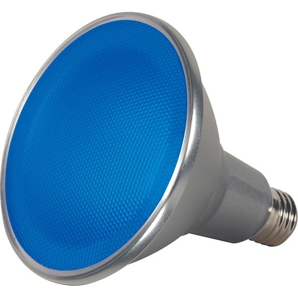 15W PAR38 LED - 40' Beam Spread - Medium Base - 120V - Blue