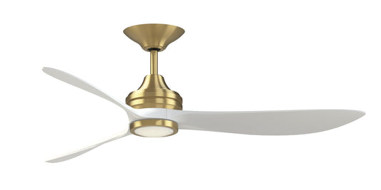 Aviara 60" Ceiling Fan in Brushed Satin Brass