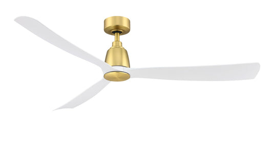 Kute 60 60" Ceiling Fan in Brushed Satin Brass