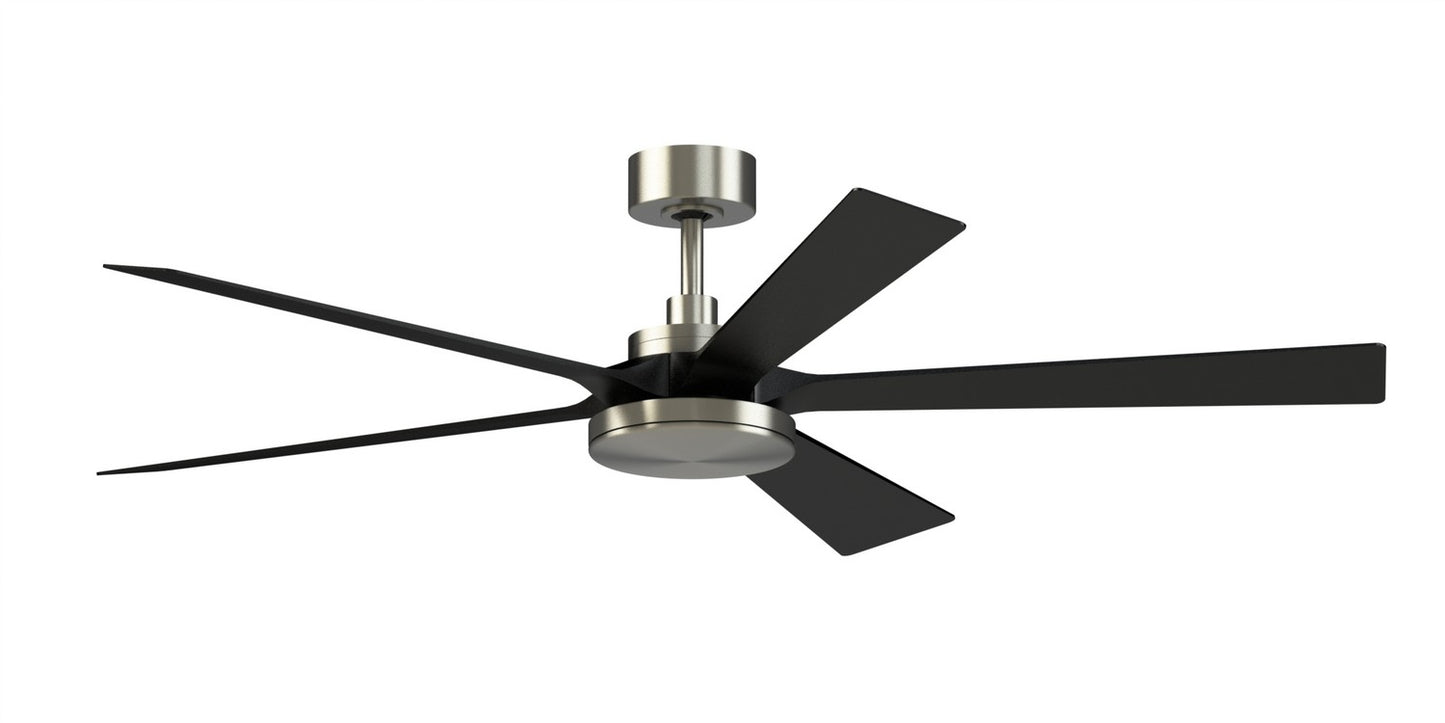 TorchAire 64 64" Ceiling Fan in Brushed Nickel