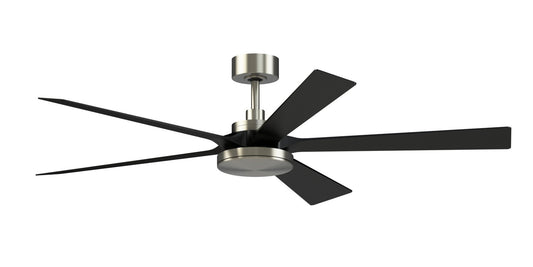 TorchAire 64 64" Ceiling Fan in Brushed Nickel