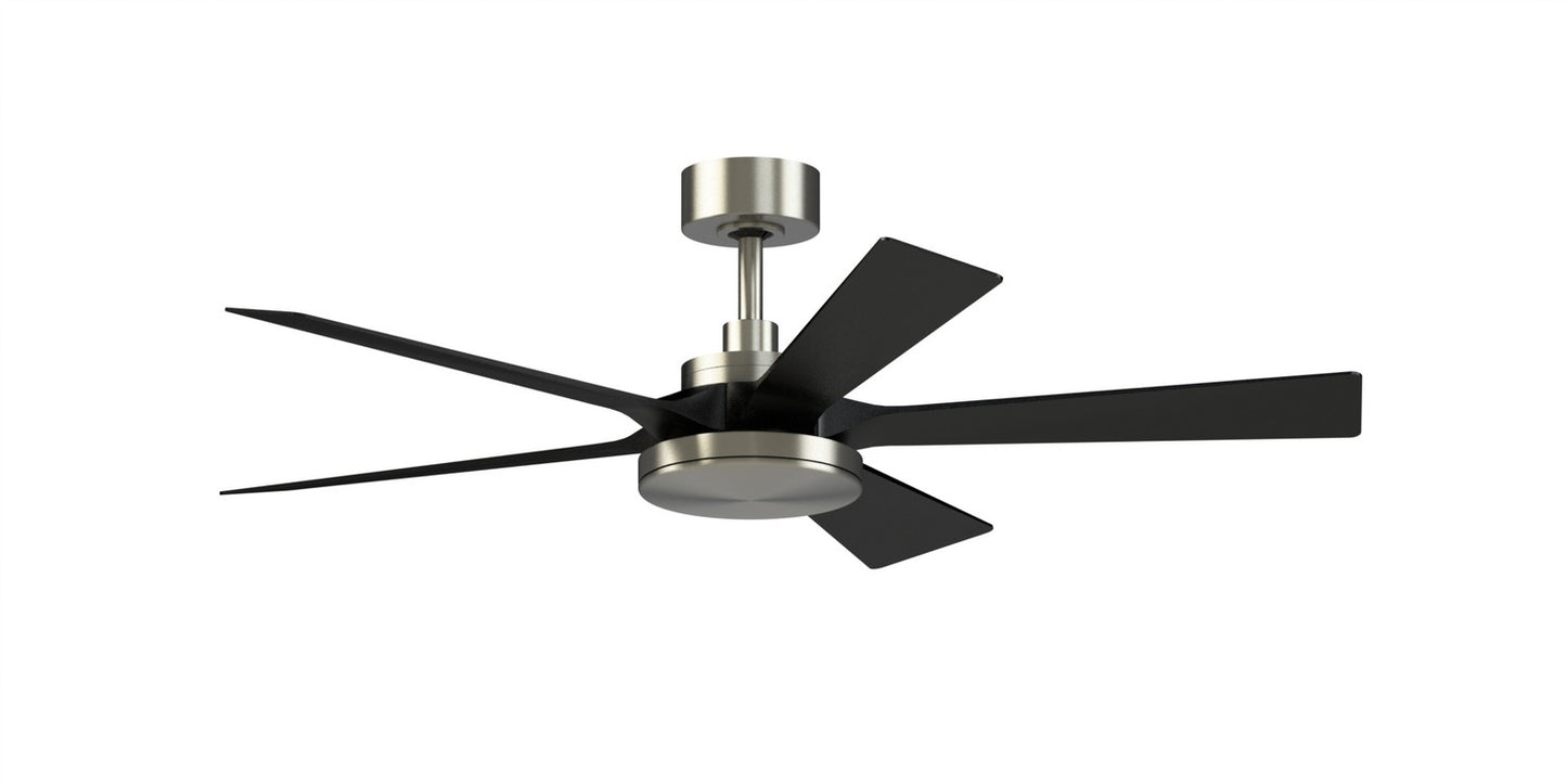 TorchAire 52 52" Ceiling Fan in Brushed Nickel