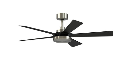 TorchAire 52 52" Ceiling Fan in Brushed Nickel