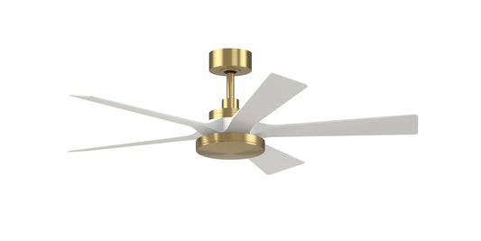 TorchAire 52 52" Ceiling Fan in Brushed Satin Brass