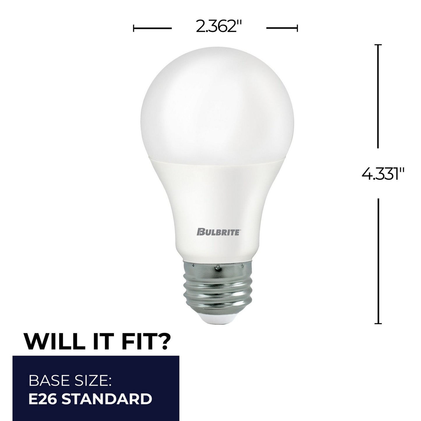 Bulbrite - 774244 - Light Bulb - 5 - Frost