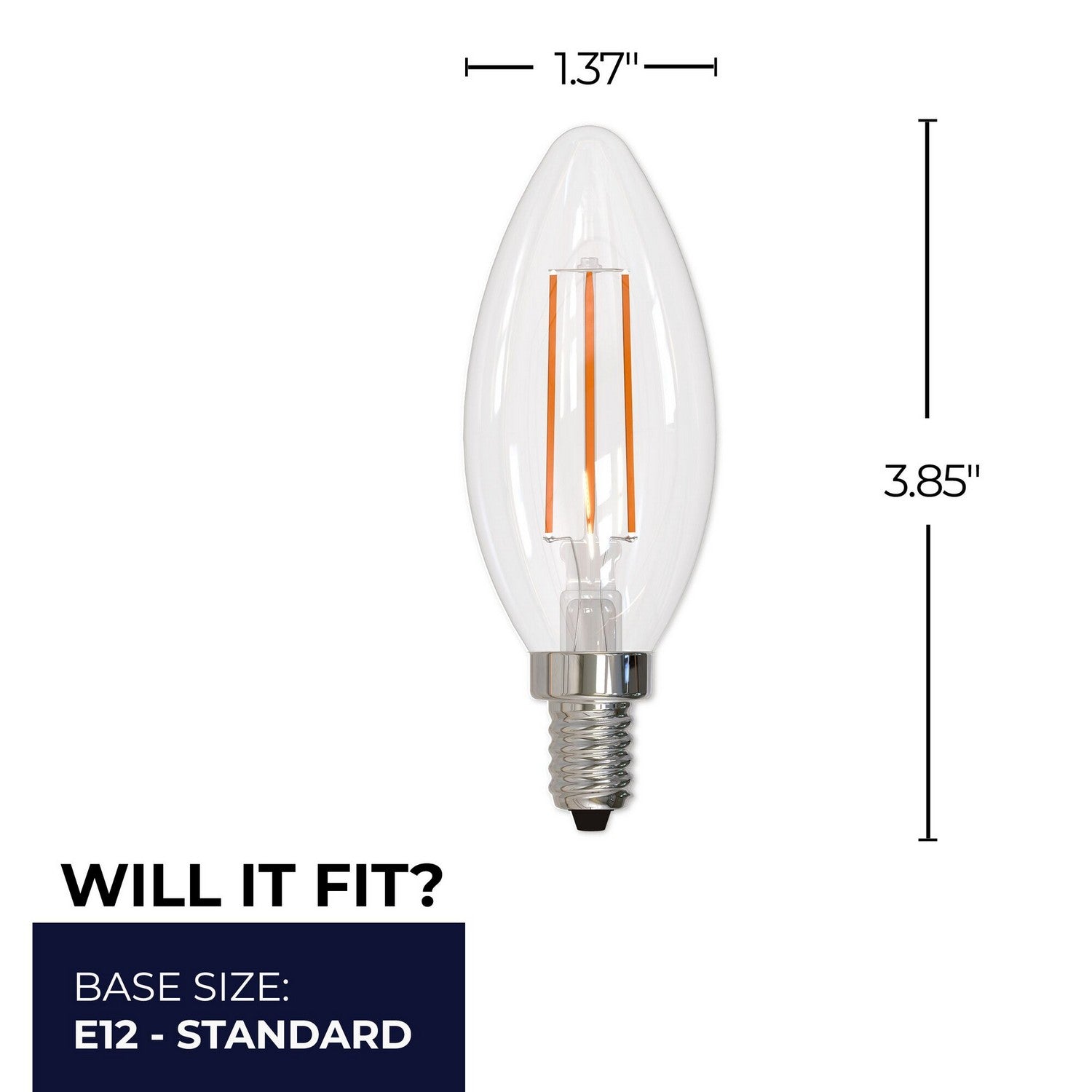 Bulbrite - 776204 - Light Bulb - 5 - Clear