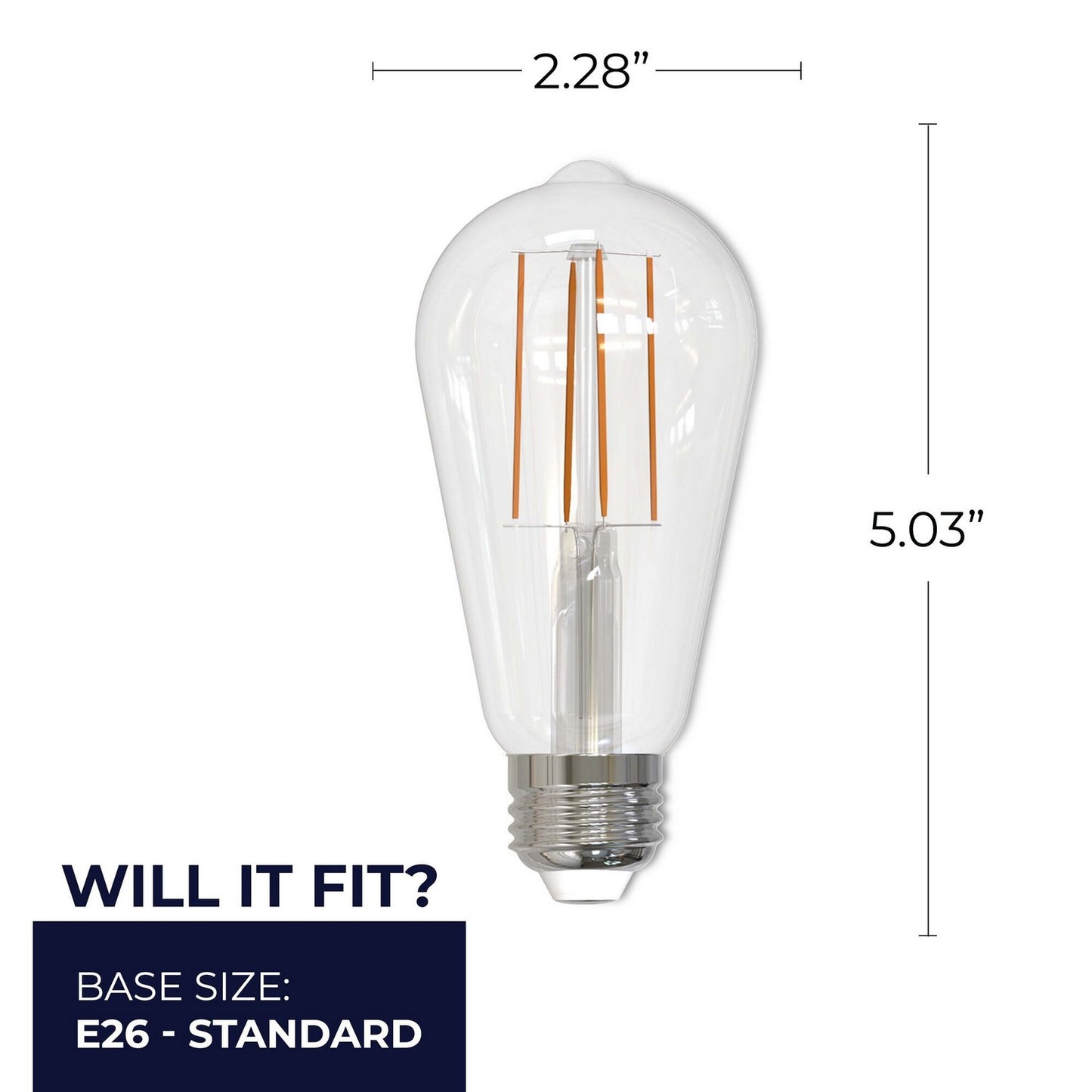 (4-Pack) 5 Light Bulb in Clear
