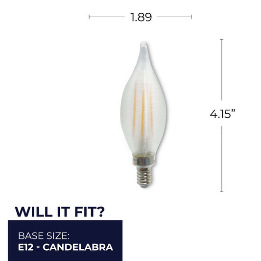 (4-Pack) Spunlite Light Bulb in Satin