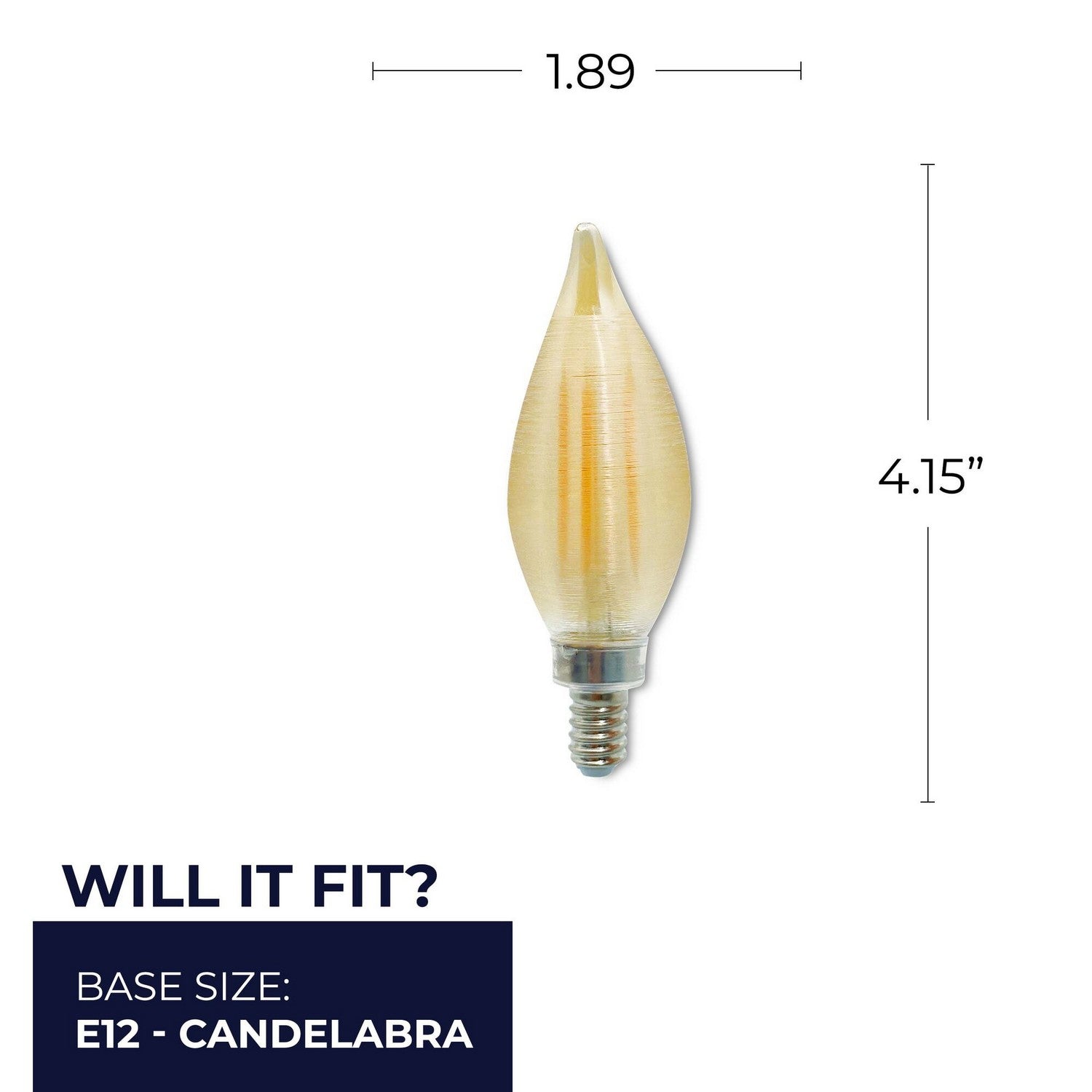Bulbrite - 776591 - Light Bulb - Spunlite - Amber