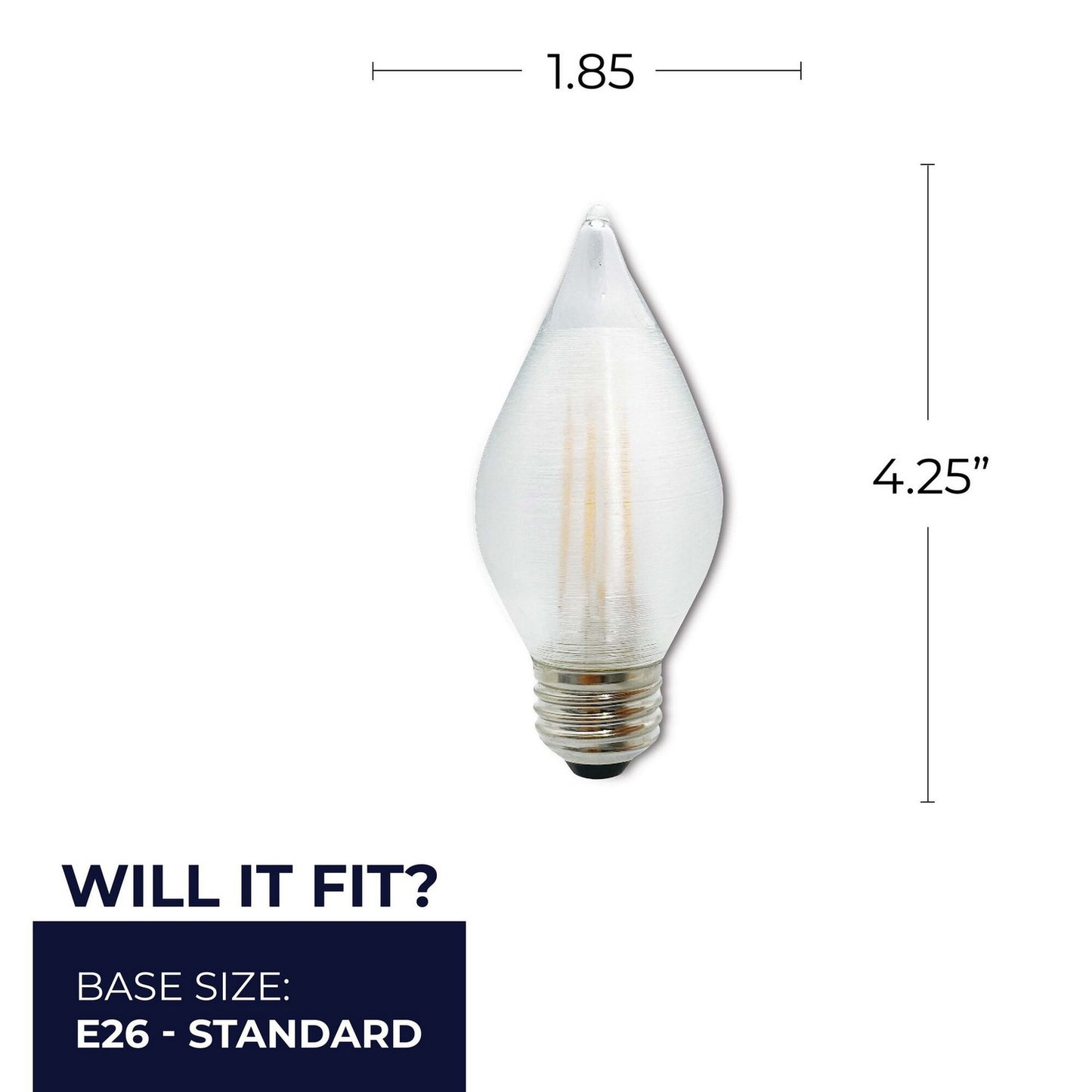 (4-Pack) Spunlite Light Bulb in Satin