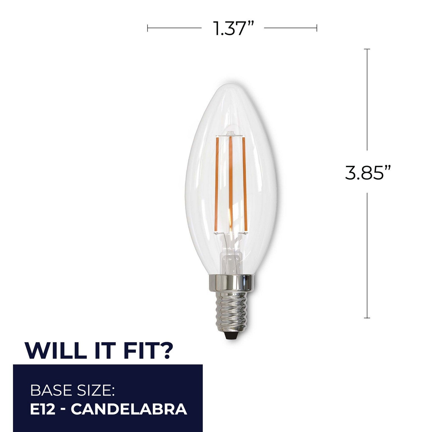 Bulbrite - 776938 - Light Bulb - 7 - Clear