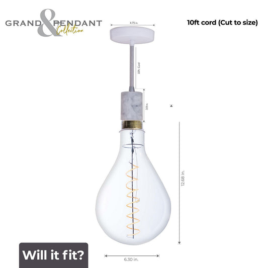 Bulbrite - 810174 - Pendant - Builder Fixtures - Clear