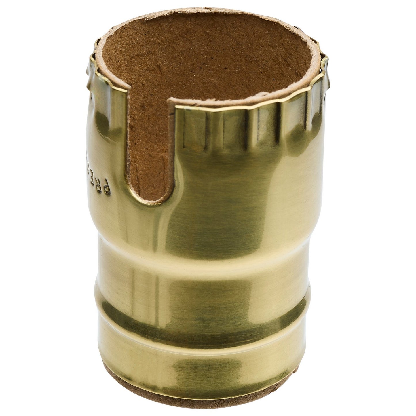 (4-Pack) Shell With Paper Liner in Polished Brass