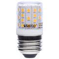 (4-Pack) Satco S11200 3.5W LED T14 Tubular Bulb, E26 Base, 3000K, 420 Lumens, Clear
