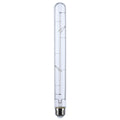 (4-Pack) Satco S11523 6W LED T9 Tubular Bulb, E26 Base, 2700K, 500 Lumens, Clear