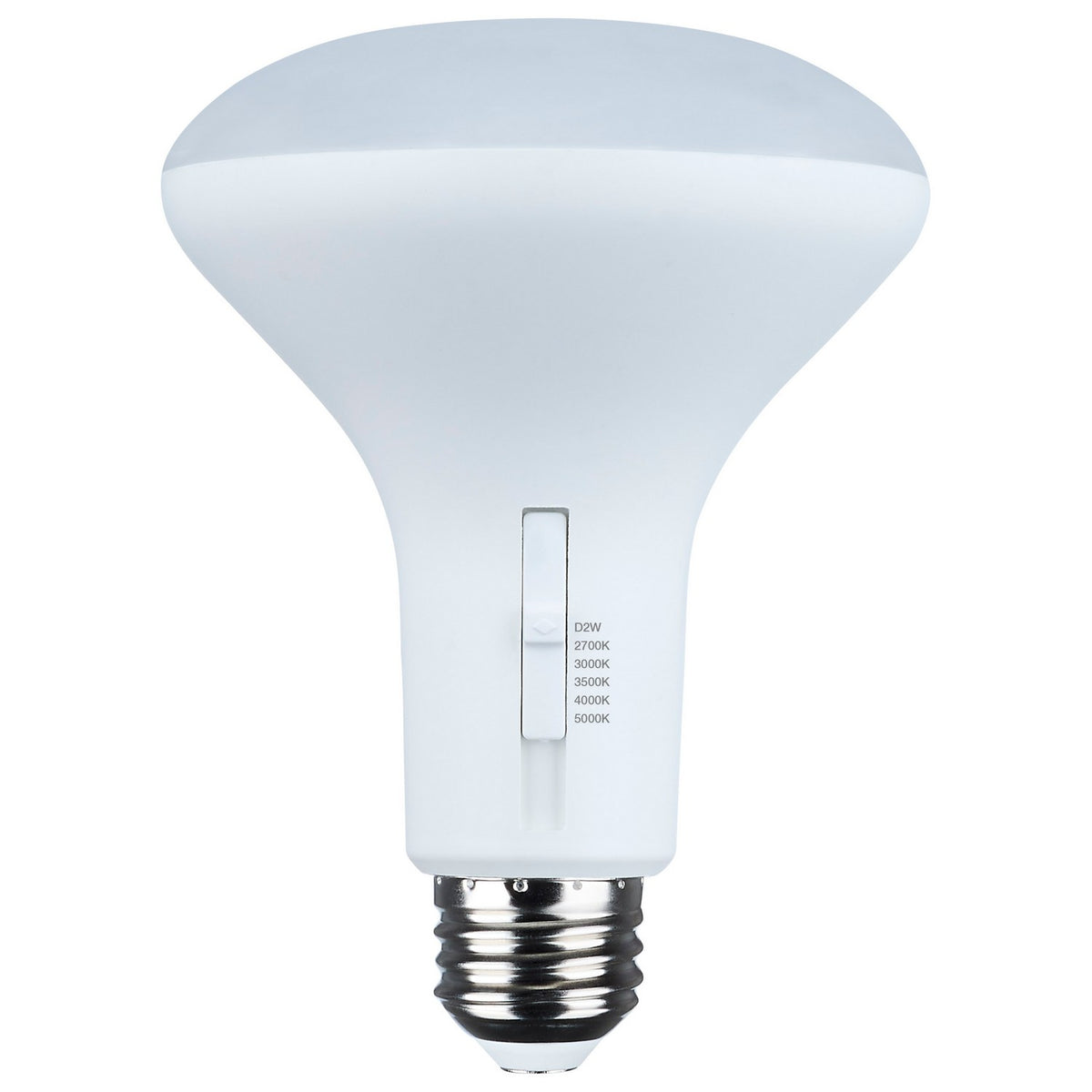 (4-Pack) Satco S11783 7W LED BR30 Reflector Bulb, E26 Base, 2700K, 650 Lumens, White