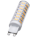 (4-Pack) Satco S12331 6.5W LED T6 Tubular Bulb, G9 Base, 3000K, 650 Lumens, Clear