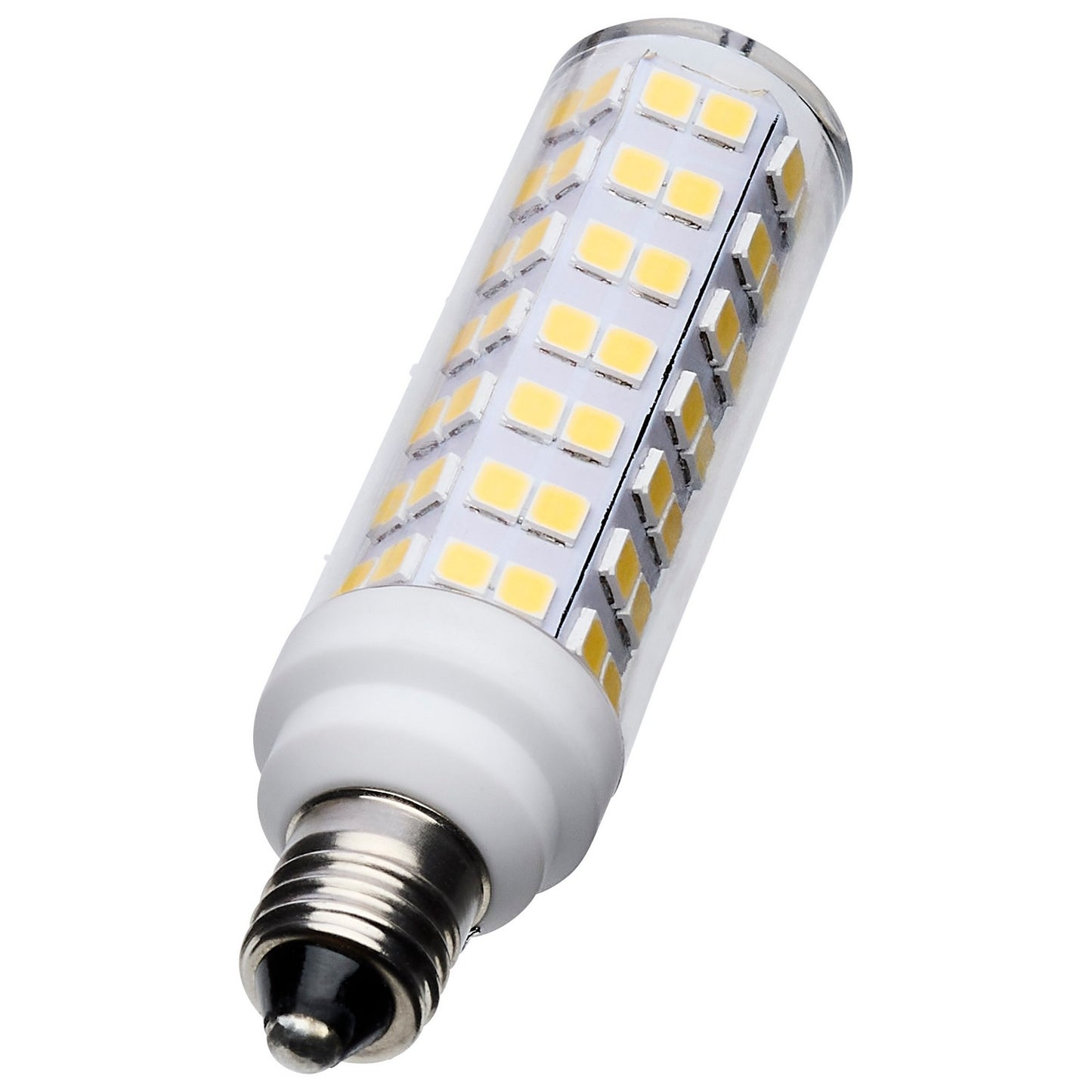 Satco 6.5W T6 Halogen – Mini Candelabra base, 650 lumens, 5000K Daylight (S12339)