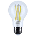 (4-Pack) Satco S12470 12.5W LED A19 A-Shape Bulb, E26 Base, 3500K, 1500 Lumens, Clear