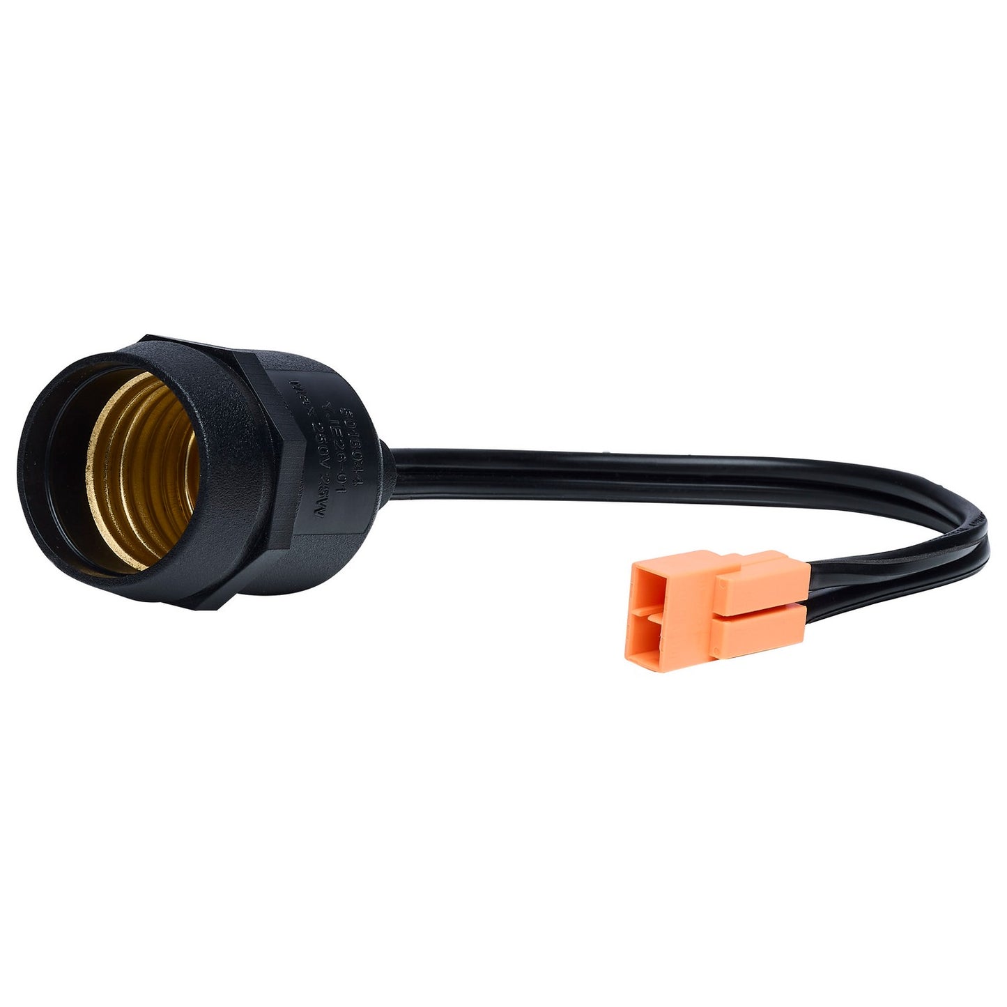 Satco - 80-868 - Dlr Socket Whip For Dl Cans - Black
