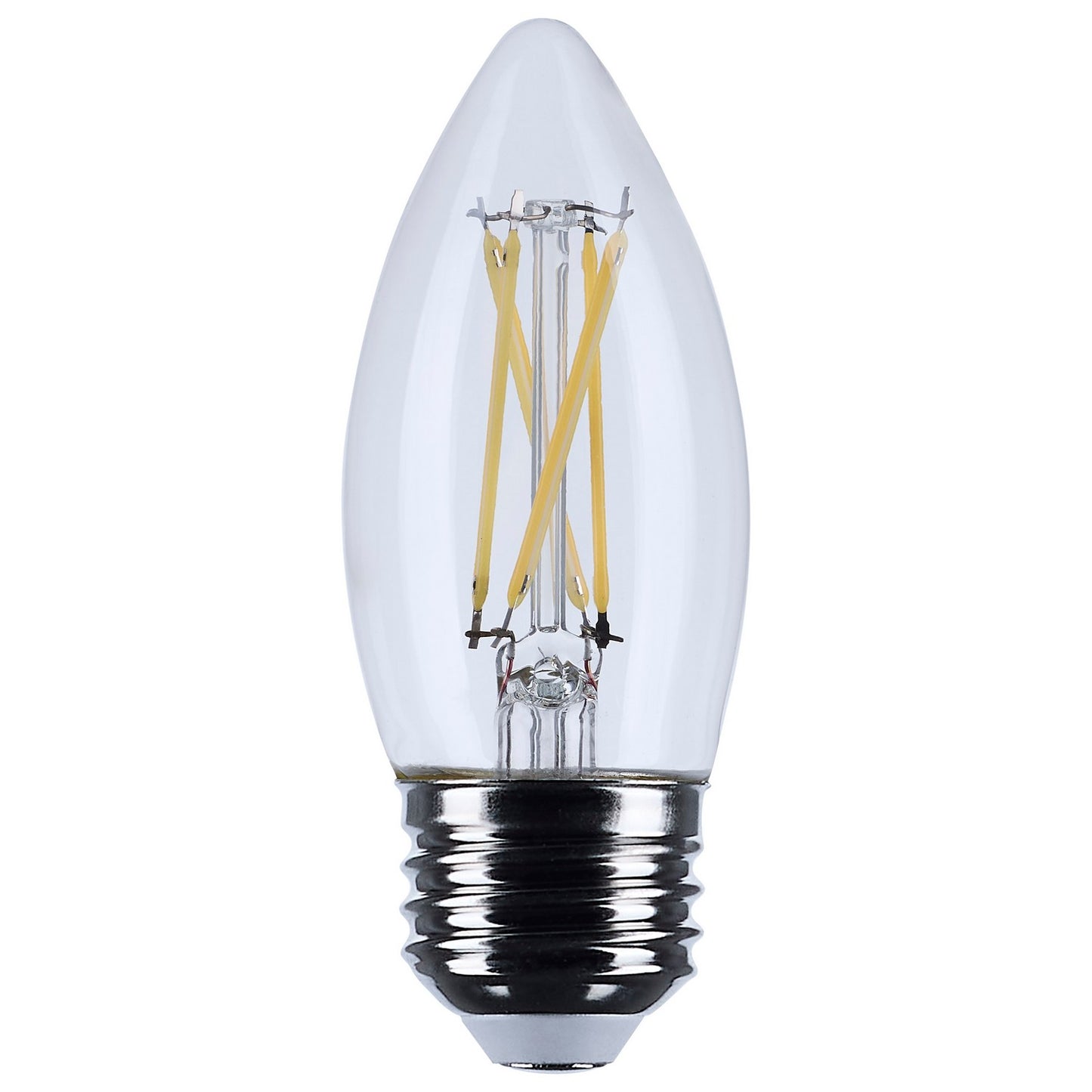Satco 5.5W B11 LED – E26 base, 500 lumens, 5000K Daylight (S12504)