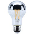 (4-Pack) Satco S12539 12W LED A19 A-Shape Bulb, E26 Base, 2700K, 1000 Lumens, Silver