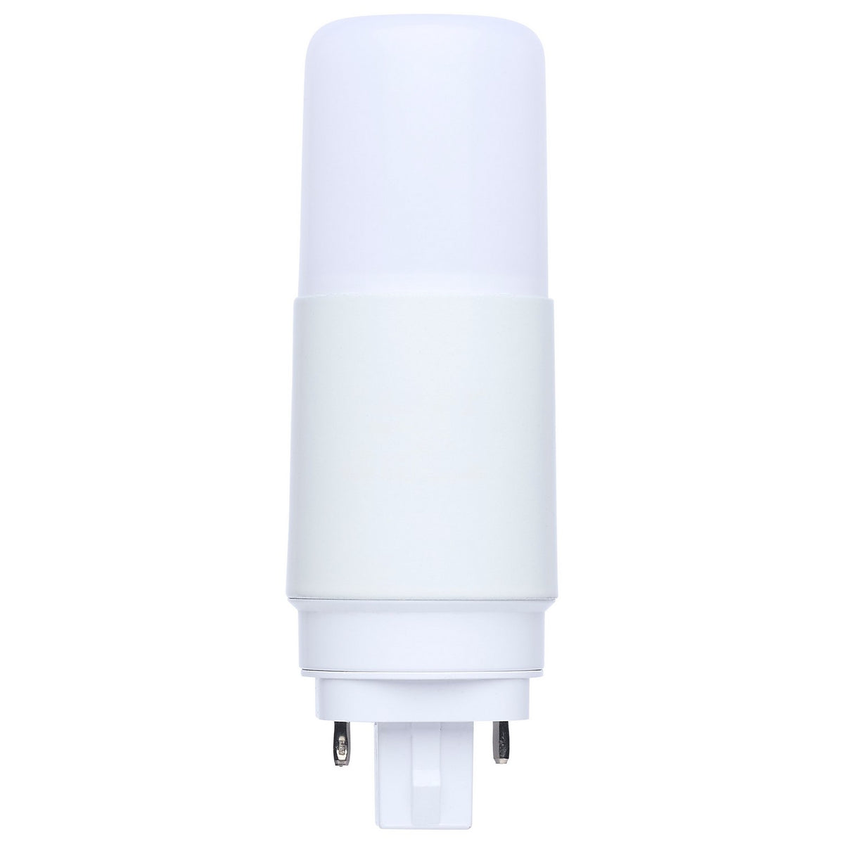 (4-Pack) Satco S21428 7W LED PL Bulb, G24d Base, 4000K, 910 Lumens, Frost