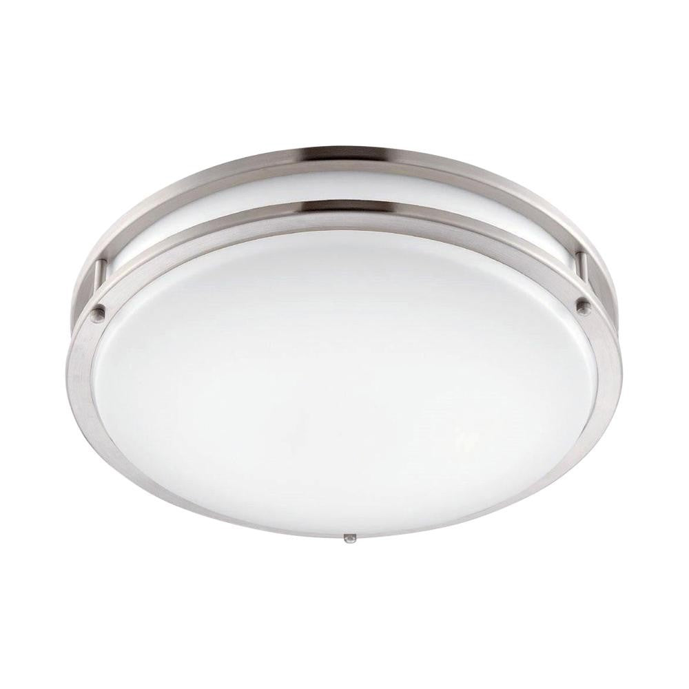 Flush Mount in Satin Nickel