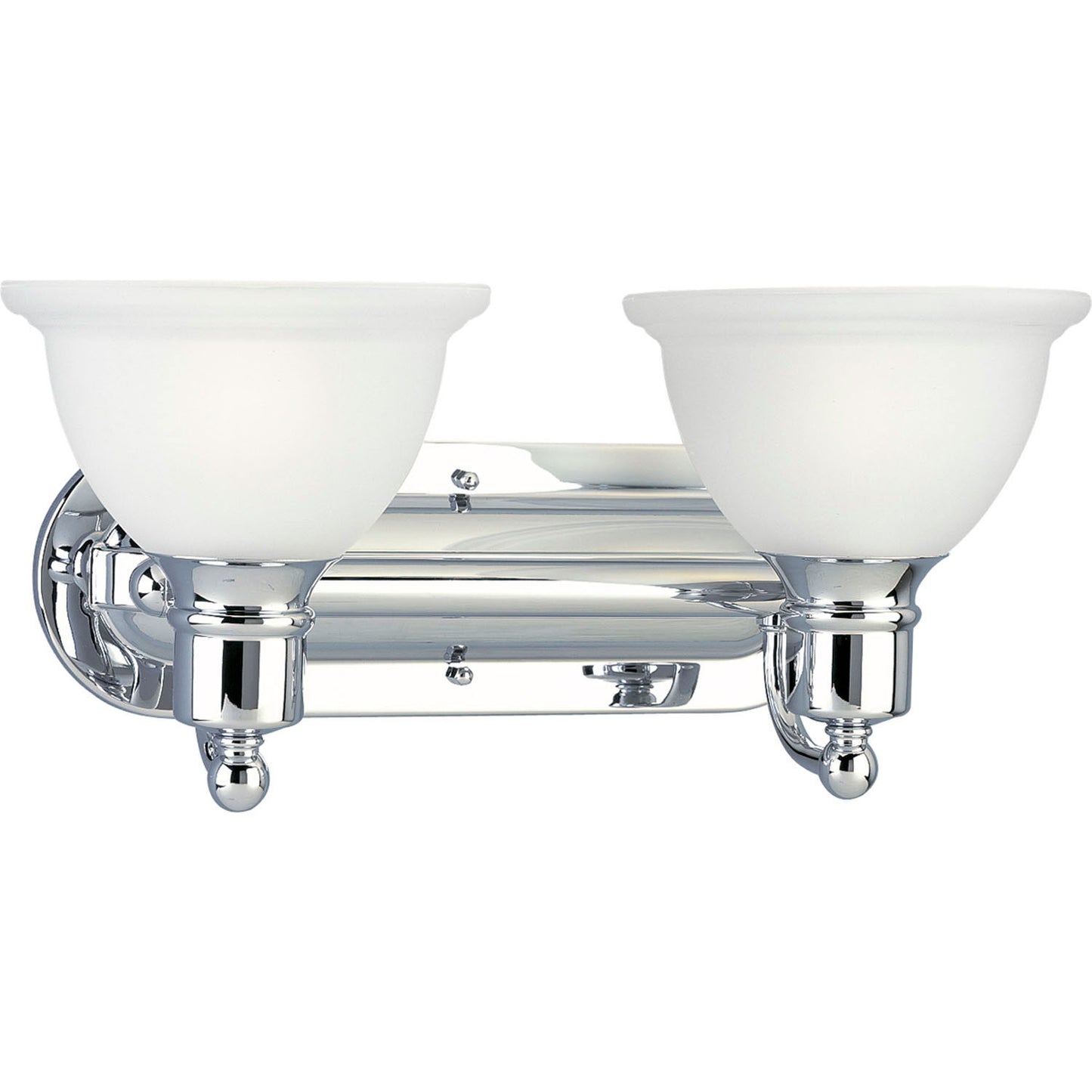 Madison Two Light Bath Bracket in Polished Chrome