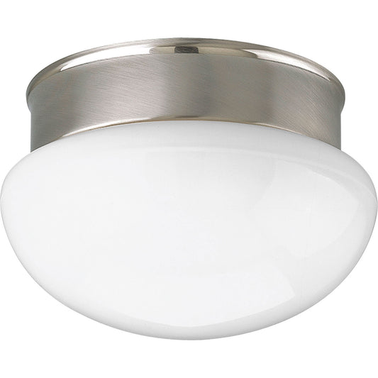 Progress Lighting - P3408-09 - One Light Flush Mount - Fitter - Brushed Nickel