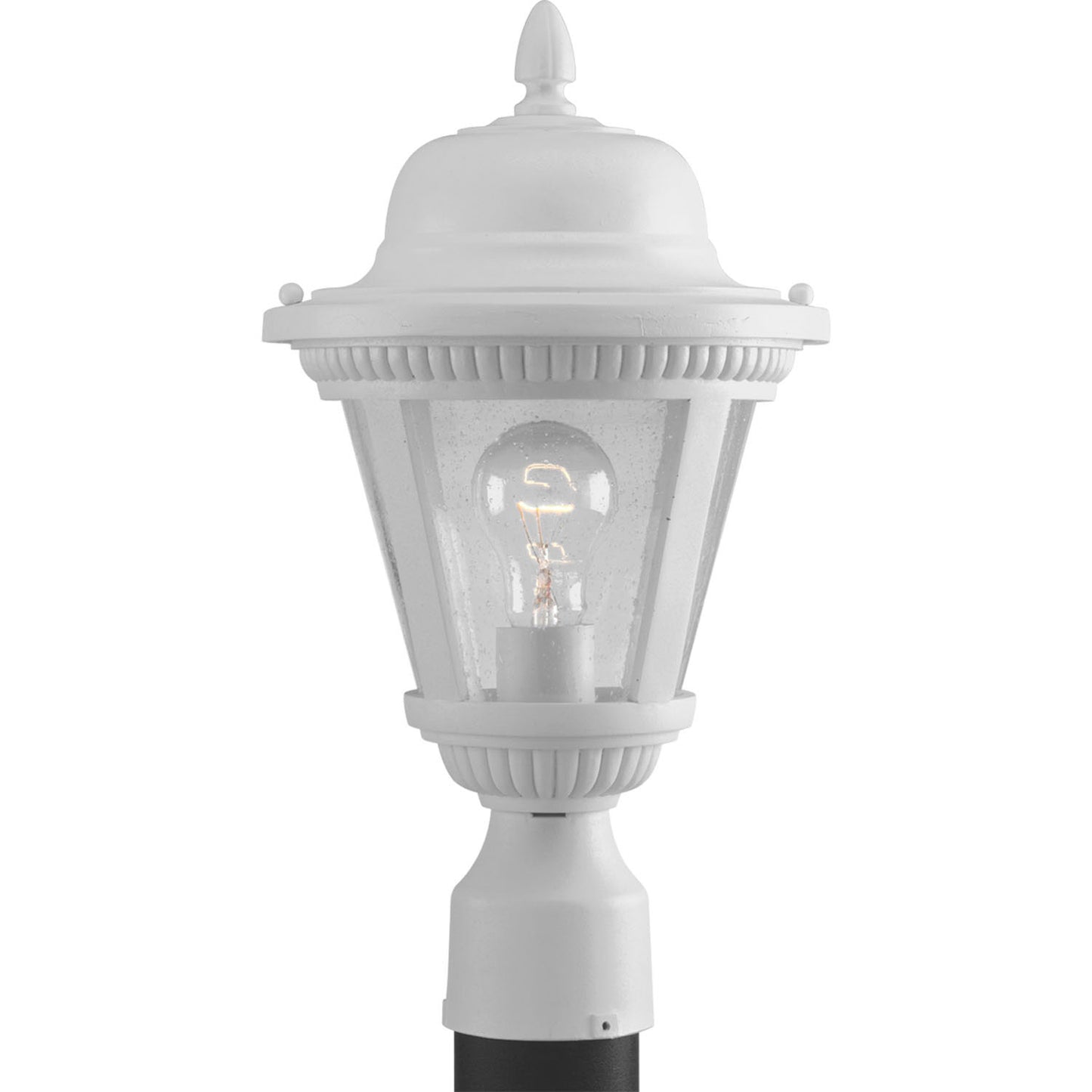 Westport One Light Post Lantern in White