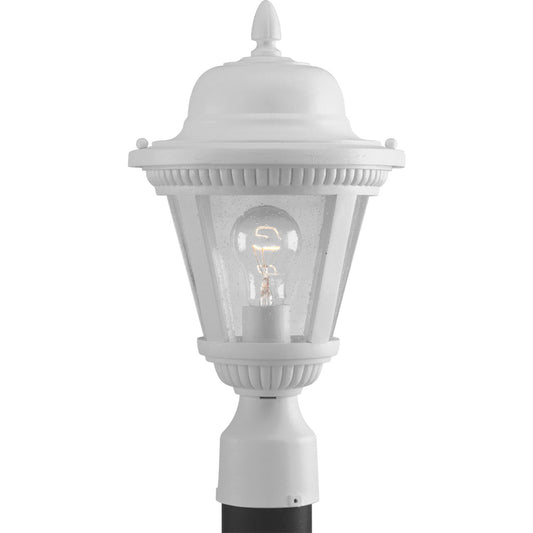 Westport One Light Post Lantern in White