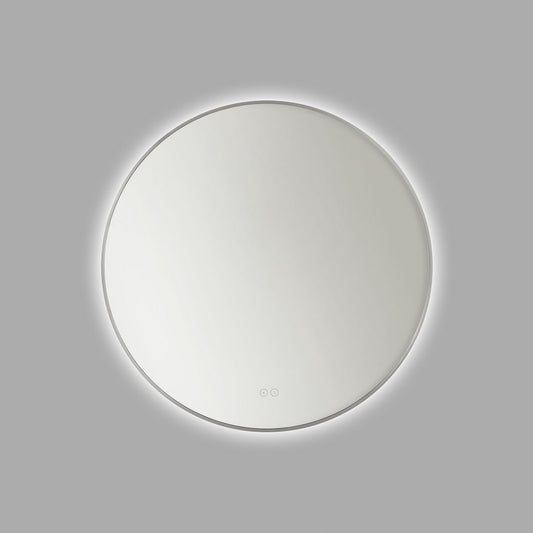 Cadre Mirror in Brushed Nickel