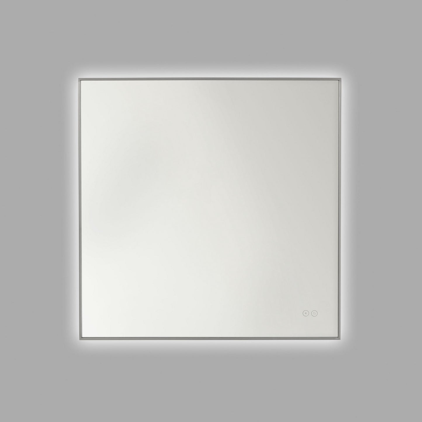 Cadre Mirror in Brushed Nickel
