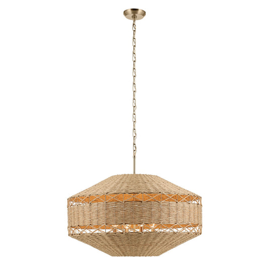 Lulo Four Light Pendant in Champagne Bronze