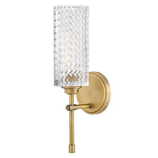 Elle LED Wall Sconce in Heritage Brass