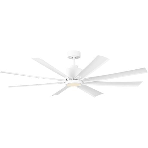 Flera Smart 65 LED 65"Ceiling Fan in Matte White