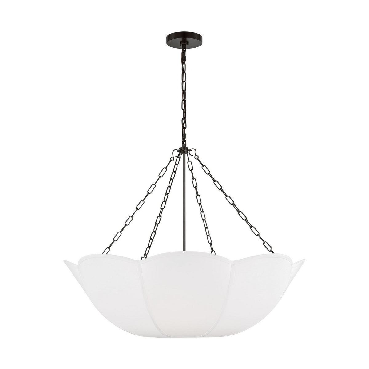Stassi Four Light Chandelier in Aged Iron