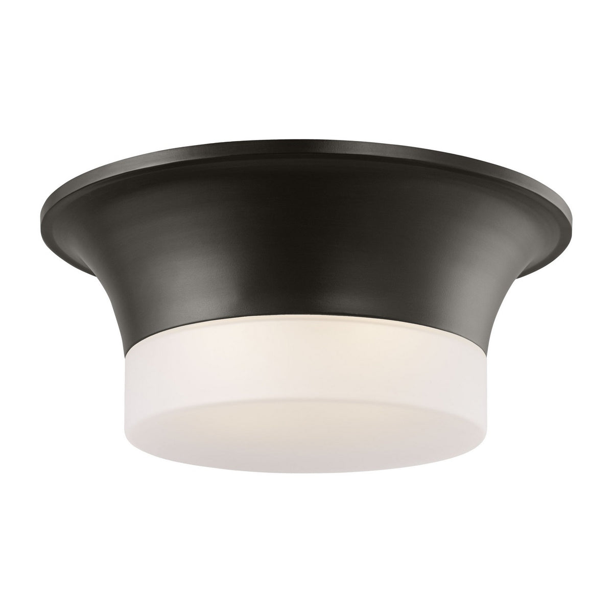 Sina Two Light Flush Mount in Aged Iron