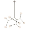 Cassius LED Chandelier in Polished Nickel