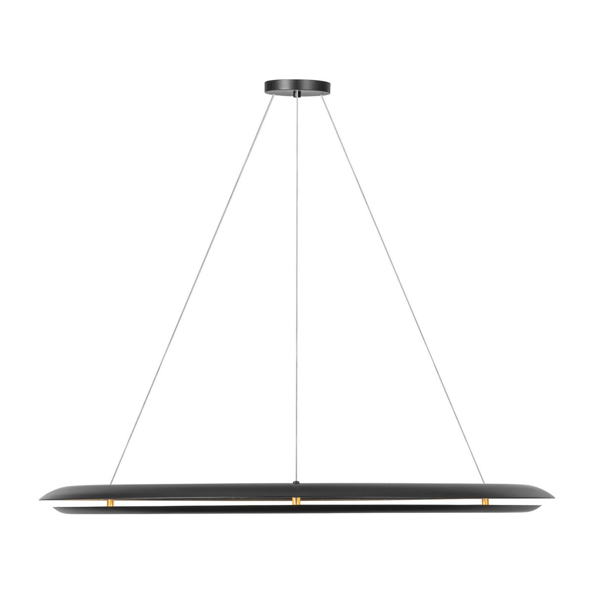 Cielo LED Chandelier in Midnight Black