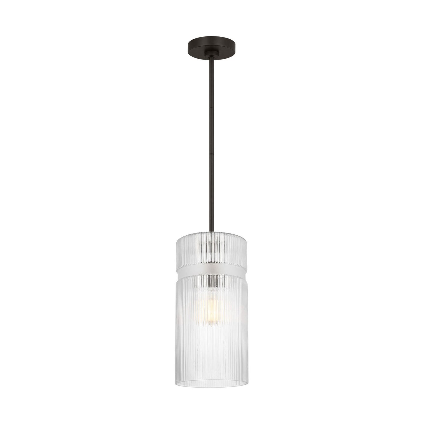 Liouet One Light Pendant in Midnight Black