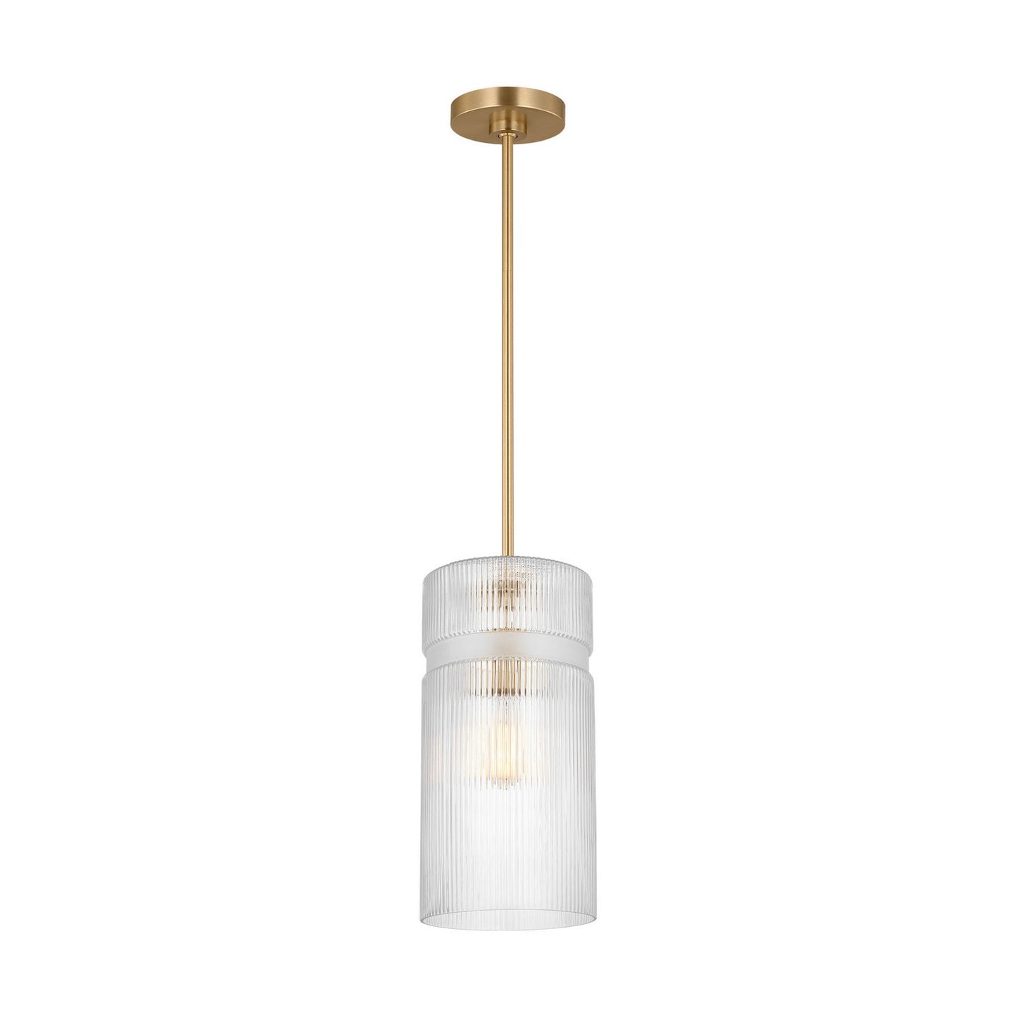 Liouet One Light Pendant in Satin Brass